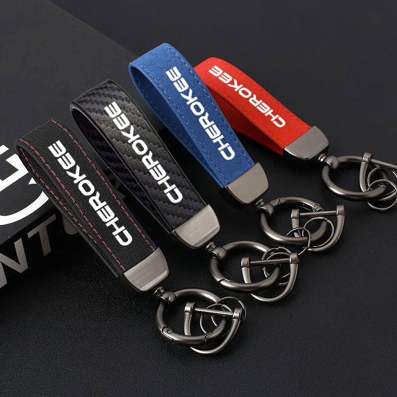 Women'S Jeep Accessories - 4 색 PU 가죽 키 체인