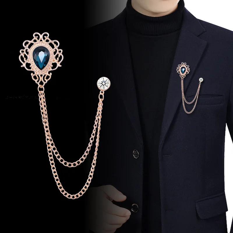 Women Accessories Jewelry - 뉴 빈티지 태슬 체인 라인스톤 크리스탈