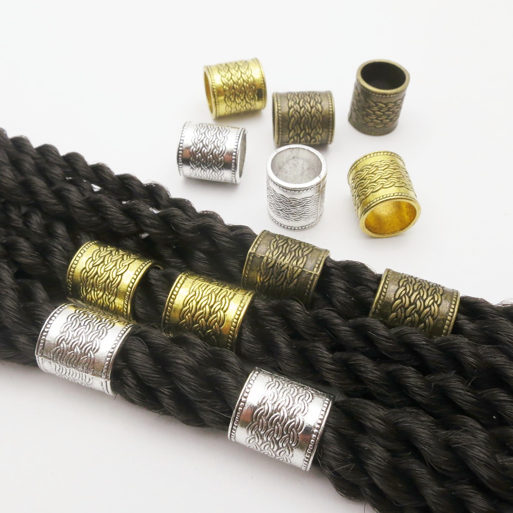 Women'S Viking Accessories - 10 개/갑/팩 큰 큰 구멍 합금