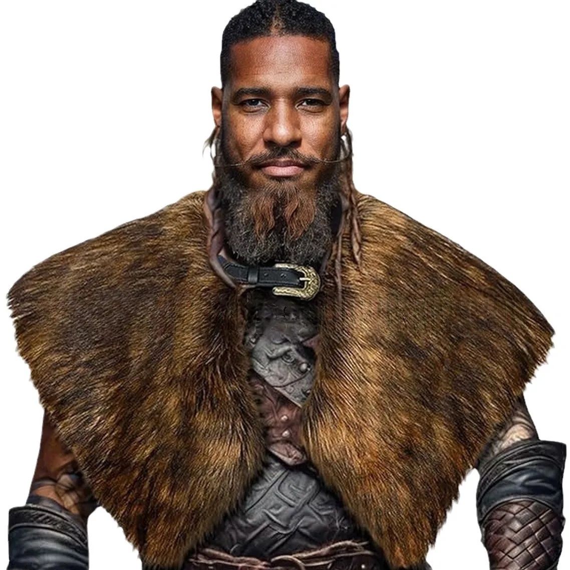 Women'S Viking Accessories - 할로윈 모피 칼라 겨울 의류 왕