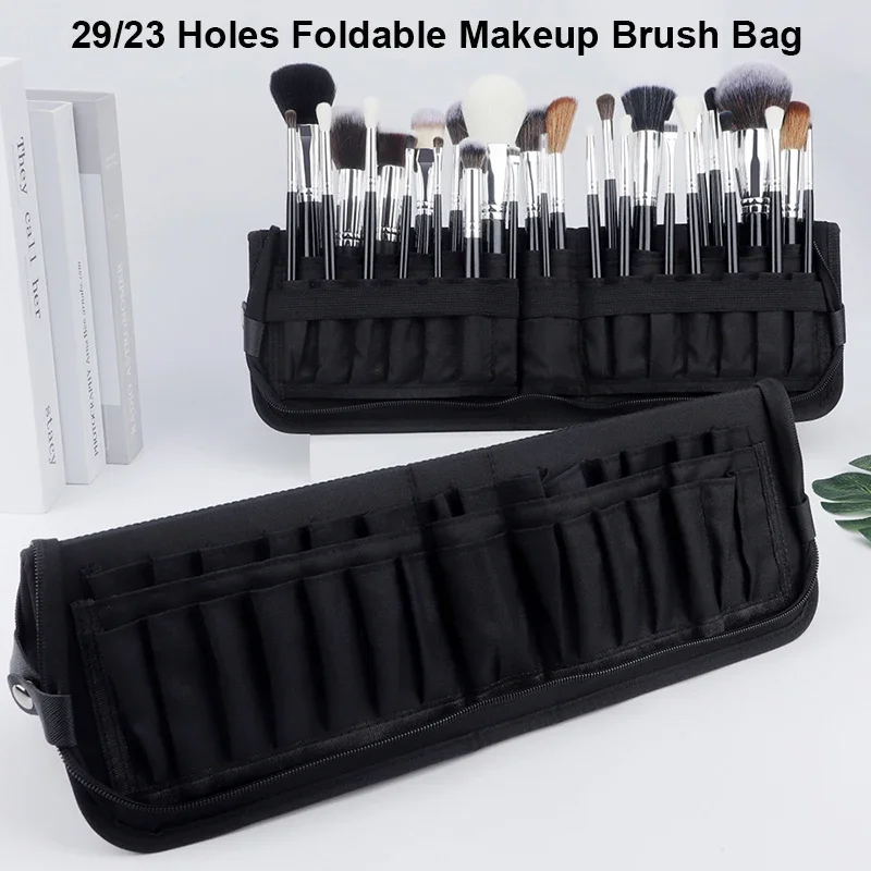 Women Accessories Organizer - 29/23 구멍 접이식 메이크업 브러쉬 가방