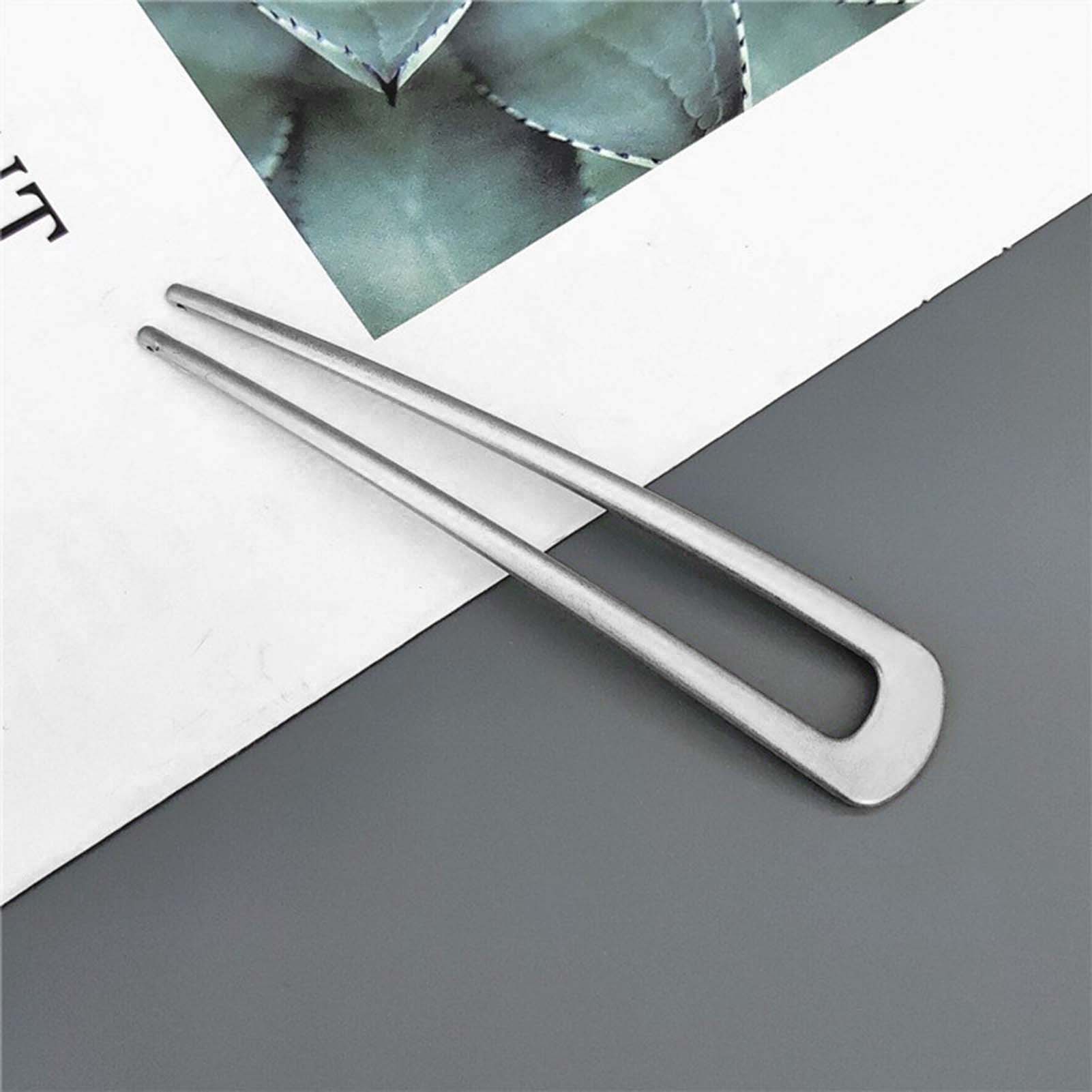 프랑스 U자형 헤어핀 빈티지 메탈 헤어 포크 여성용 두 - Hair Fork Stick 리뷰 및 가격
