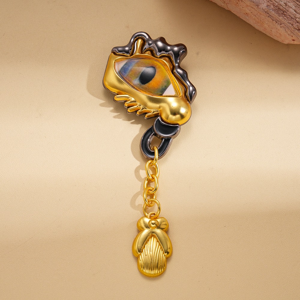 고급 금속 눈물방울 태슬 브로치 핀 여성 패션 유니크  - Women Accessories Jewelry 리뷰 및 가격