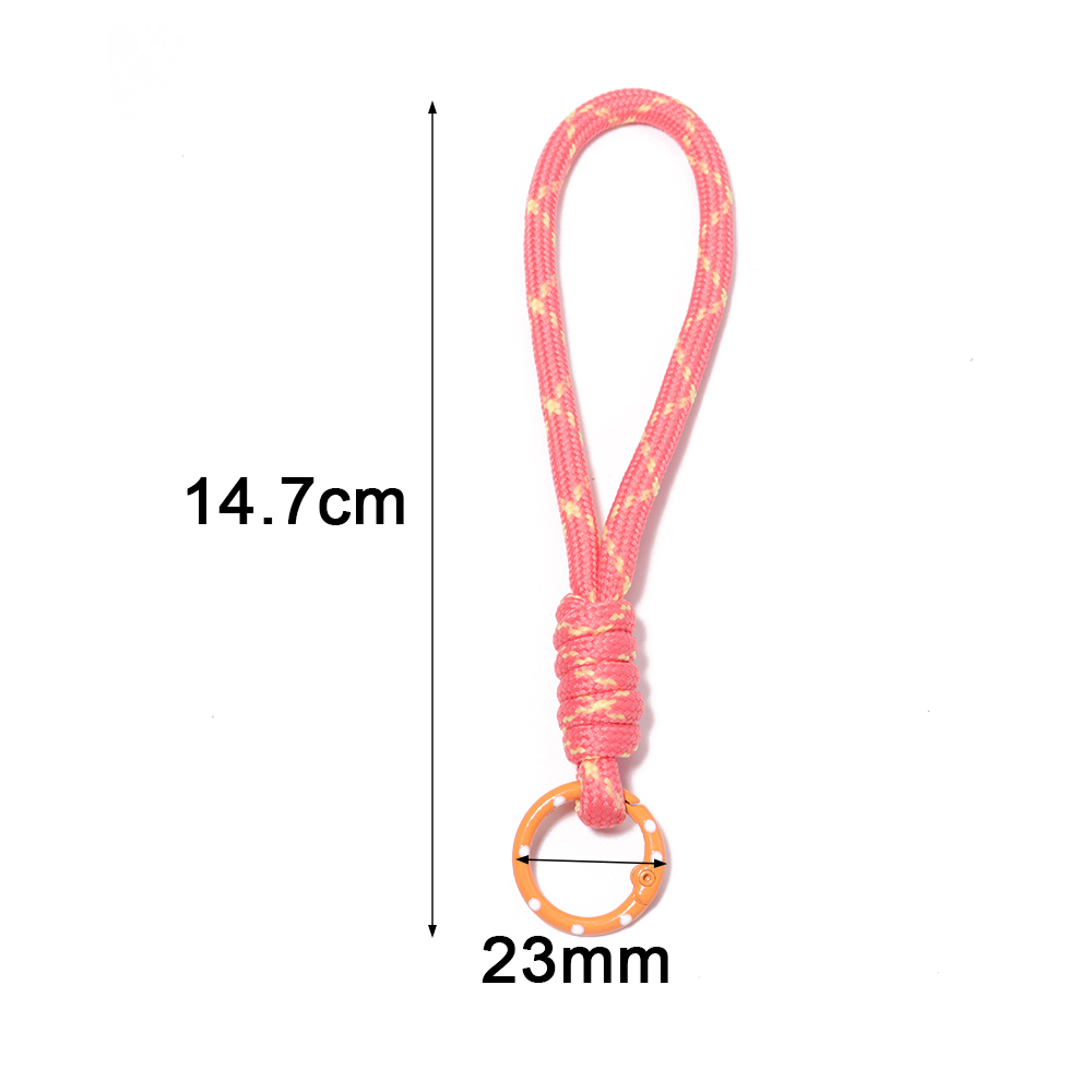 5개/세트 다채로운 색상의 땋은 키체인 휴대폰 끈 분실 - Women'S Accessories Rings 리뷰 및 가격