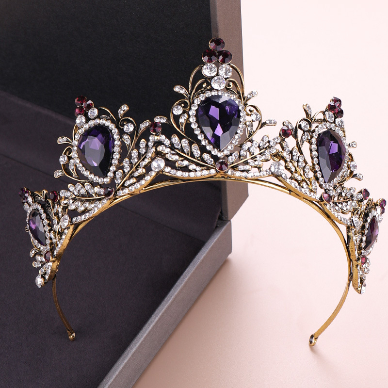 우아한 크라운 헤드피스 바로크 빈티지 티아라 웨딩 신부 - Women'S Accessories And Jewelry 리뷰 및 가격