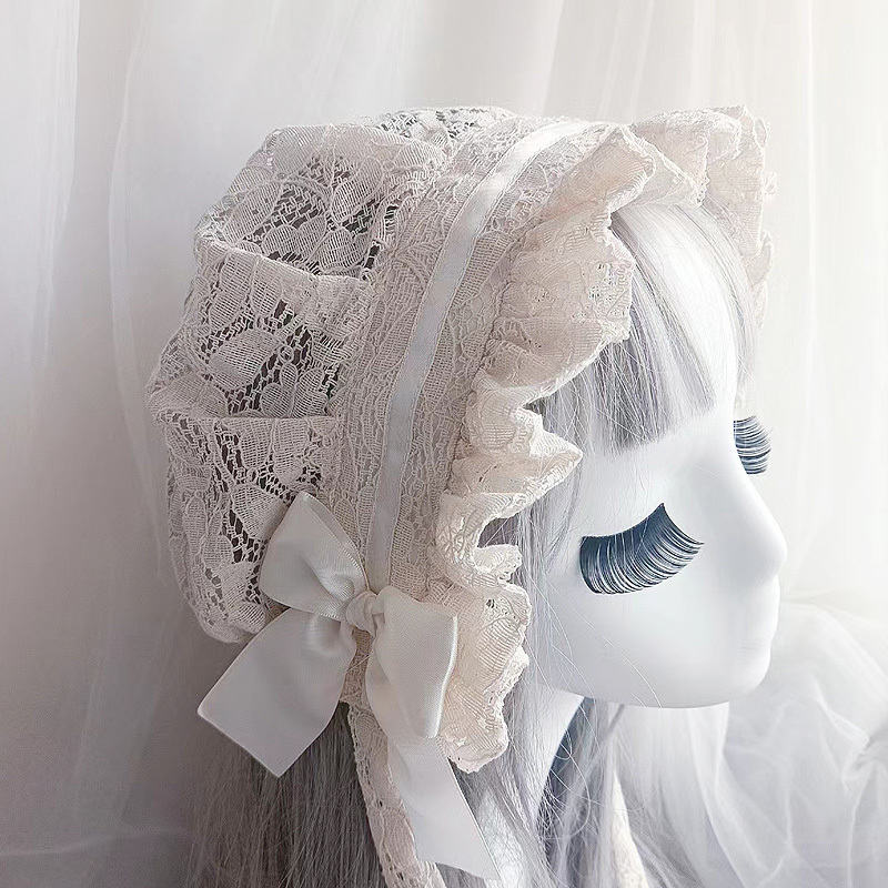 레트로 조정 가능한 레이스 보닛 모자 여성 소프트 빅토 - Women'S Victorian Era Accessories 리뷰 및 가격