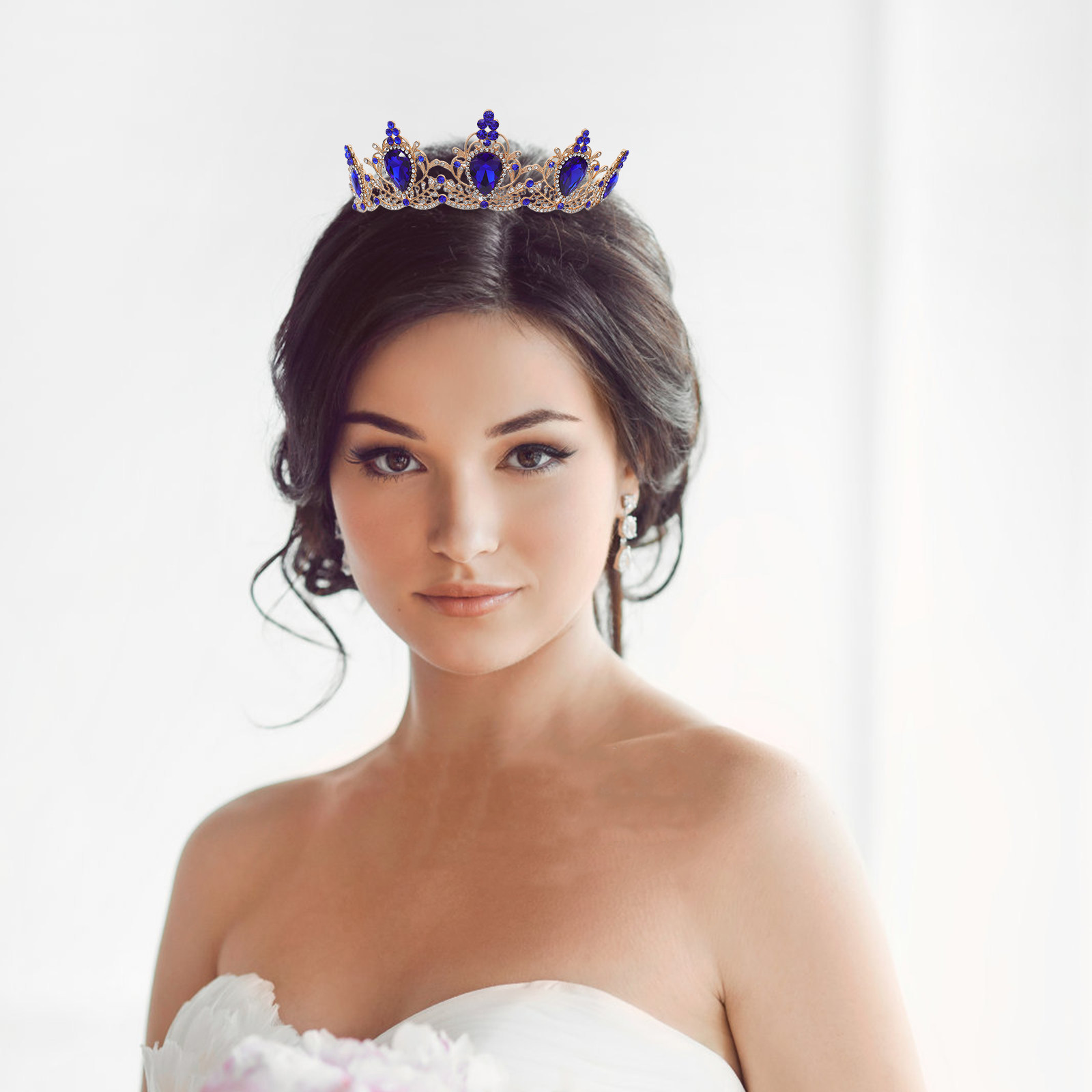 여성용 빈티지 스타일 왕관 헤어 액세서리 1개: 결혼식 - Women Accessories Jewelry 리뷰 및 가격