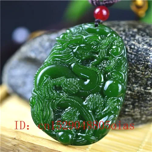 천연 녹색 중국 옥 드래곤 펜던트 목걸이, 패션 액세서 - Women Accessories Jewelry 리뷰 및 가격