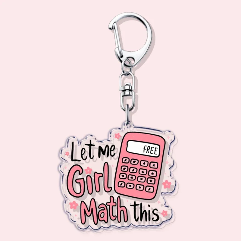 Hang on Let Me Girl Math 액세서리  - Women Accessories Quotes 리뷰 및 가격