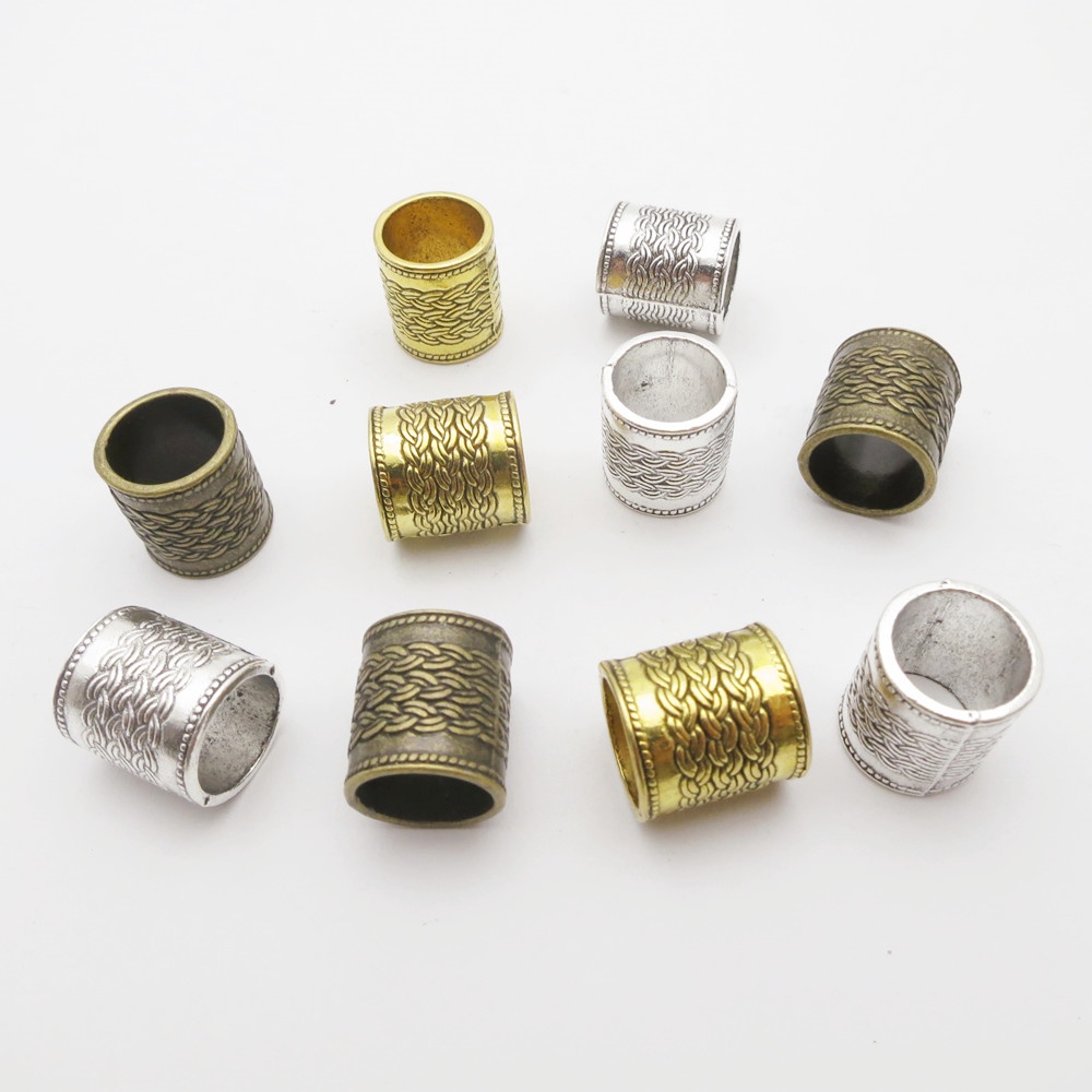10 개/갑/팩 큰 큰 구멍 합금 바이킹 머리 두건 머 - Women'S Viking Accessories 리뷰 및 가격