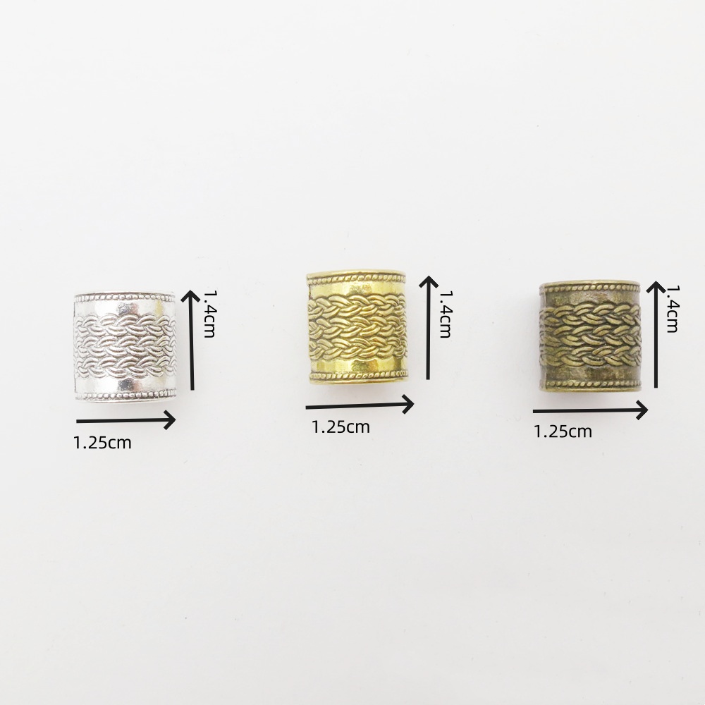 10 개/갑/팩 큰 큰 구멍 합금 바이킹 머리 두건 머 - Women'S Viking Accessories 리뷰 및 가격