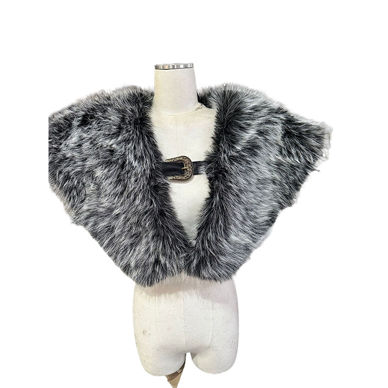 할로윈 모피 칼라 겨울 의류 왕 전사 망토 바이킹 모피 - Women'S Viking Accessories 리뷰 및 가격