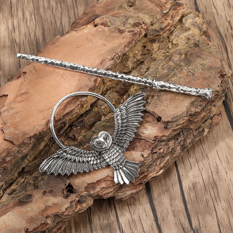 니치 디자인 레트로 고딕 올빼미 여성 헤어 클립 노르딕 - Women'S Viking Accessories 리뷰 및 가격