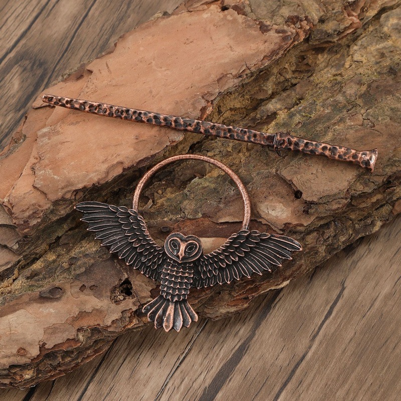 니치 디자인 레트로 고딕 올빼미 여성 헤어 클립 노르딕 - Women'S Viking Accessories 리뷰 및 가격