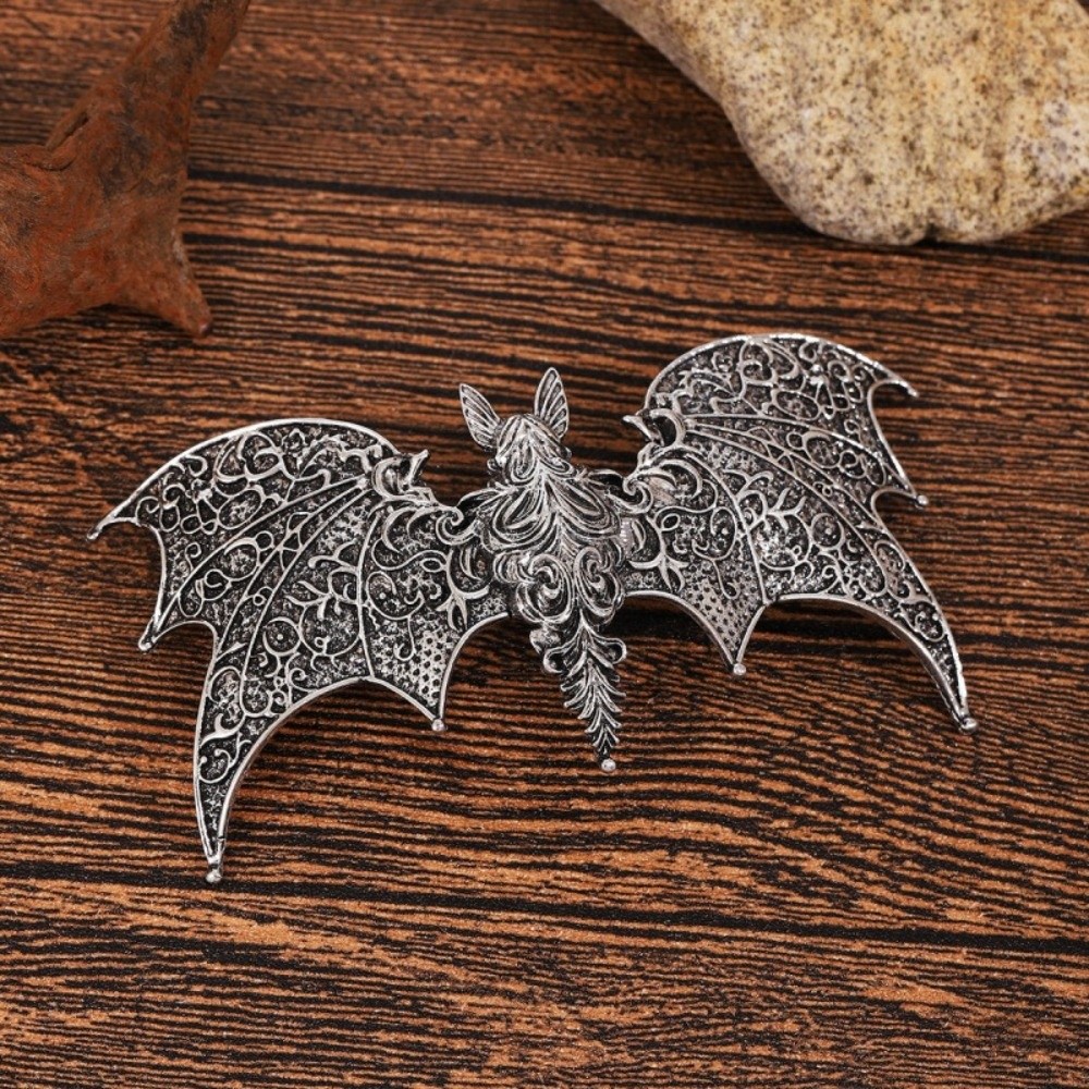 절묘한 박쥐 모양 스프링 클립 속이 빈 패턴 고딕 스타 - Women'S Viking Accessories 리뷰 및 가격