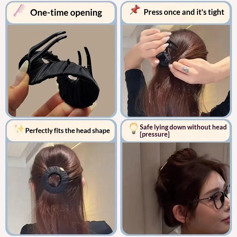 핫세일-편안한 원형 플랫 헤어 클로 클립 여성용 수면용 - Women Accessories Sale 리뷰 및 가격
