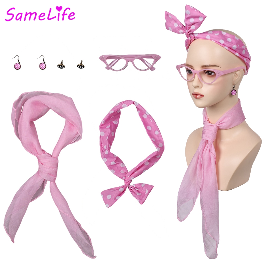 영화 그리스 1950년대 핑크 레이디스 헤드밴드 안경  - Women'S Accessories In The 1950S 리뷰 및 가격