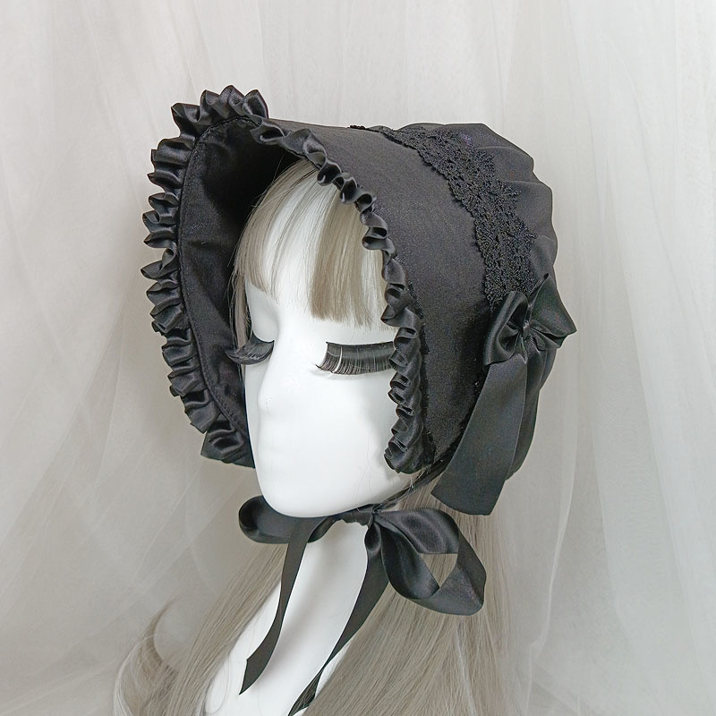 빈티지 빅토리아 Multilaye 레이스 보닛 모자 고 - Women'S Victorian Era Accessories 리뷰 및 가격
