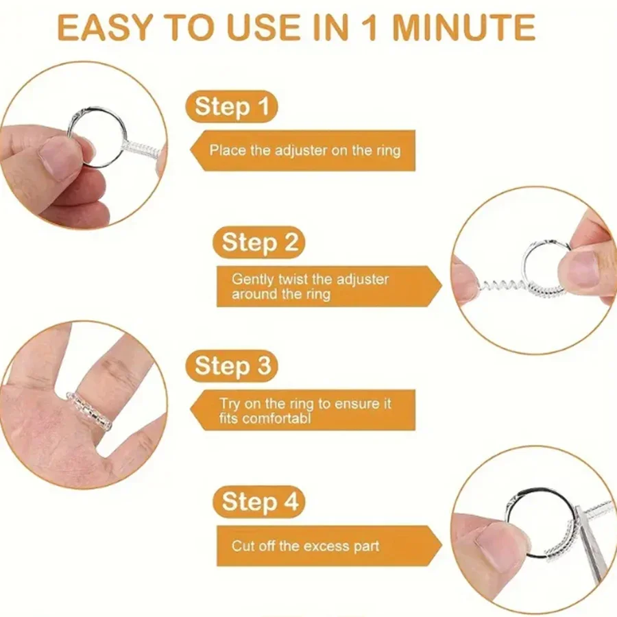 4/8개-링 사이즈 조절기-보이지 않는 링 보호기, 남 - Women'S Accessories Rings 리뷰 및 가격