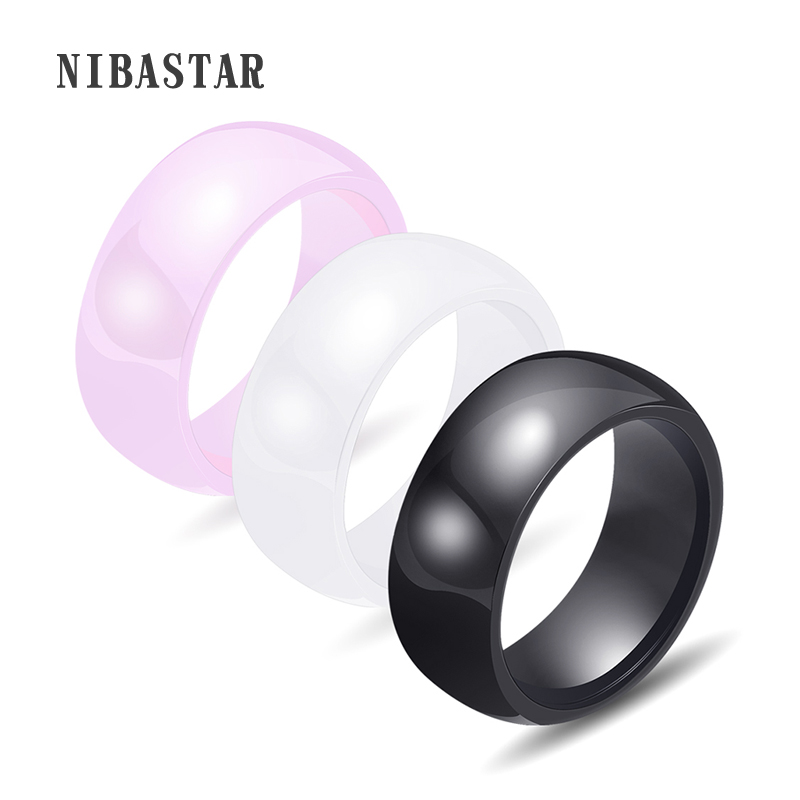 뜨거운 판매 3 색 8mm 세련된 세라믹 반지 남성 여 - Women Accessories Shop Online 리뷰 및 가격