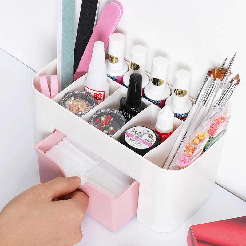 네일 아트 주최자 데스크탑 서랍 화장품 보관 상자 메이 - Women Accessories Organizer 리뷰 및 가격