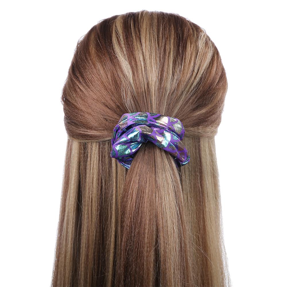 컬러 레이저 천 부티크 인어 린 대장 포니 테일 탄성  - Women Accessories Sale 리뷰 및 가격