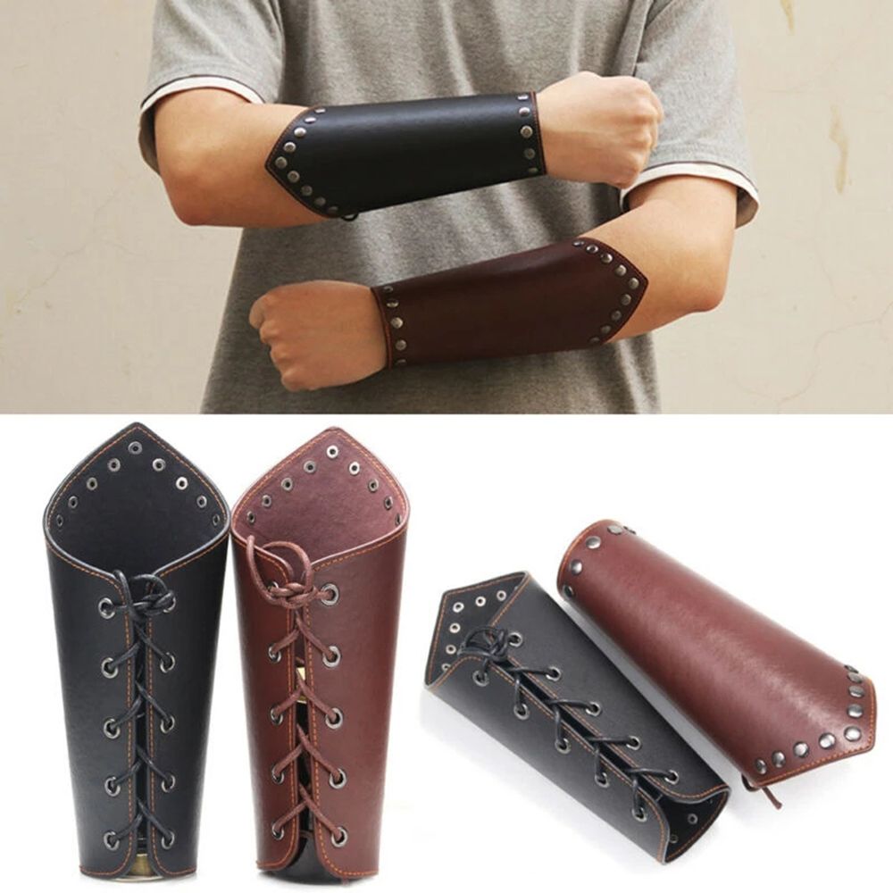 스포츠 액세서리 가죽 양궁 팔 보호대 펑크 건틀렛 바이 - Women'S Viking Accessories 리뷰 및 가격