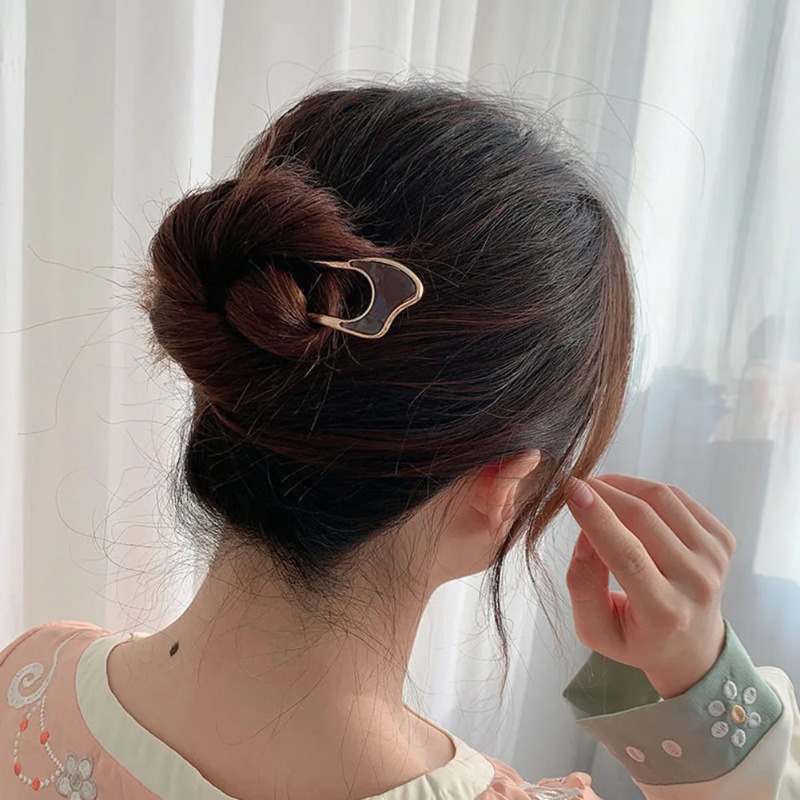 1PC 중국 스타일 U자형 머리핀 포크 금속 짧은 머리 - Hair Fork Stick 리뷰 및 가격